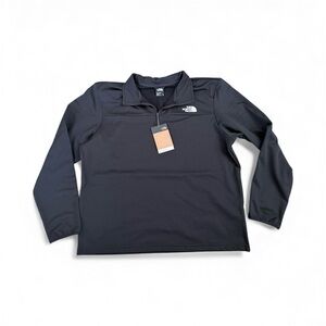 The North Face Black Quarter-Zip Fleece- Mens NWT